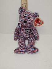 Ty Beanie baby USA 2000 bear  Proud to be an American      -NICE-COLLECTIBLE