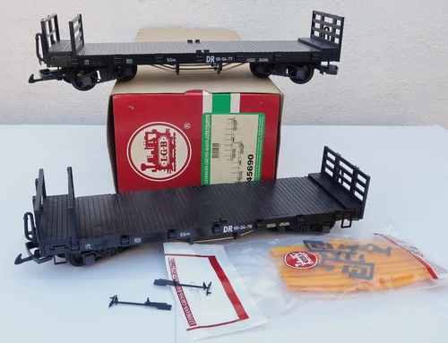 LGB G 45690 Rungenwagen-Set 2-teilig - TOP + OVP