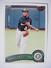 YORDY CABRERA RC DODGERS 2011 Topps Pro Debut baseball card 2019 TULSA DRILLERS