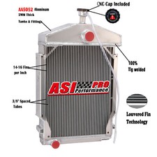 3 Row Aluminum Tractor Radiator For Ih Farmall 504 Gas Or Diesel 377090r92