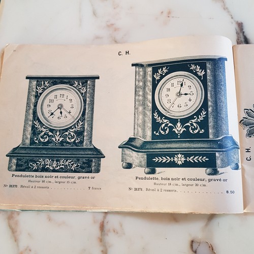 Catalogue Fabrique d'horlogerie Charles HOUR 1891 - Imagen 4 de 14