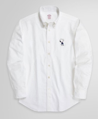 Snoopy m825 Brooks Brothers Peanuts Oxford Shirt | eBay