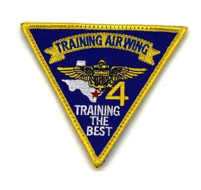 Training Wing 4 Full Color Patch   With Hook and Loop