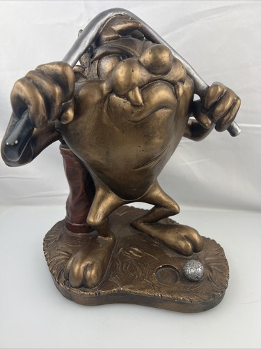 12” AUSTIN SCULPTURE TASMANIAN DEVIL LOONEY TUNES WARNER BROS CARTOON GOLFER - Bild 15 von 20