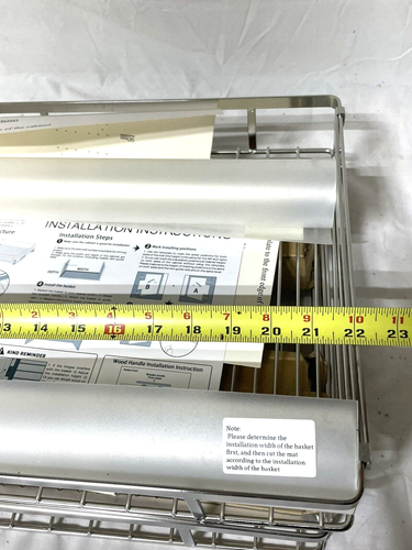 2Pack Pull Out Cabinet Organizer, 14"D X 22."W Expandable Pull Out Shelves - Picture 3 of 6
