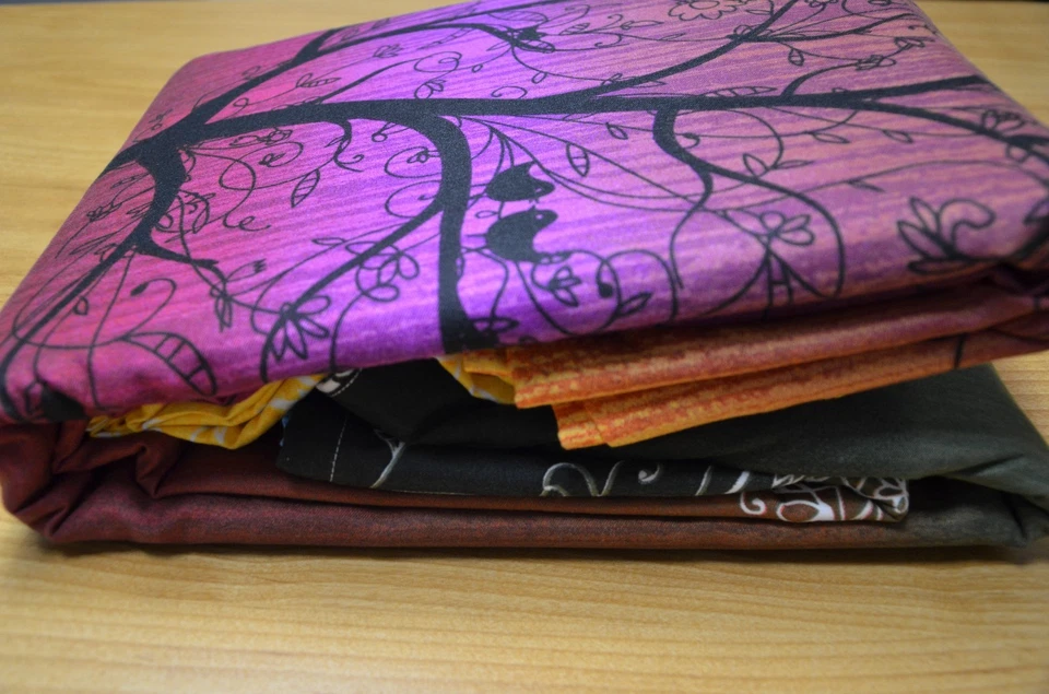 RAINBOW TREE Bedding Set: Duvet Cover Set or White Comforter or Both, Queen/King - Image 4 of 4