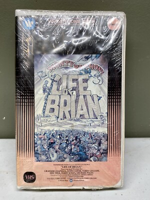 Monty Pythons Life of Brian VHS Warner Home Video Tape Clamshell Edition Reseal