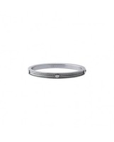 Charriol Forever Steel Bangle W Stainless Steel Cable 04-101-1139-7l Size L Charriol Forever Steel Bangle W Stainless Steel Cable 04-101-1139-7l Size L