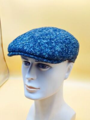 NEU Gr.57 M Göttmann Jackson Sportmütze Flatcap Schiebermütze Gepunktet