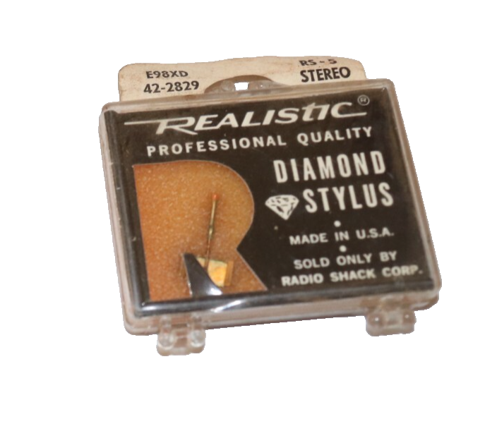 Electro Voice 21 & 26 Realistic E98XD Record Player Cartridge Stylus Needle  -image