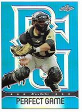 Bryce Carter 2013 Leaf Perfect Game Metal Blue #BM-BC1, SN 20/25, Ok State Univ.