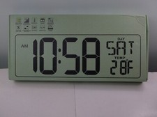 Digital Wall Clock Large Display with Time Date Temperature LED Digital  New