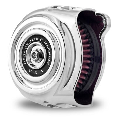 Performance Machine Vintage Air Cleaner Chrome 91 - 2022 Harley Davidson New USA
