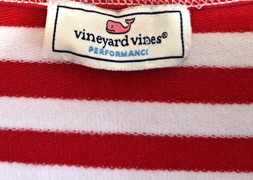 Vineyard Vines Performance Women's 3X/4X Striped Sleeve VNeck Dress