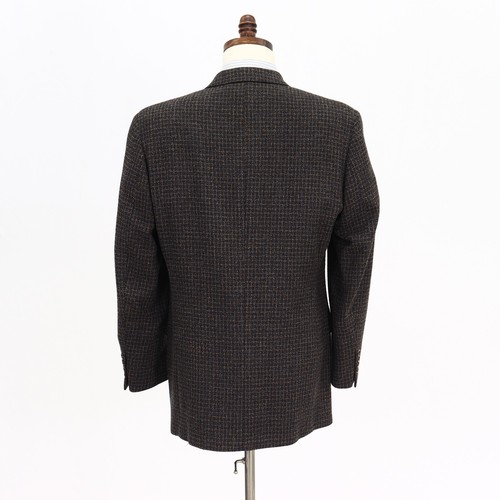 Jack Victor 40R Brown Sport Coat Blazer Jacket Check 3B Wool - Picture 7 of 11
