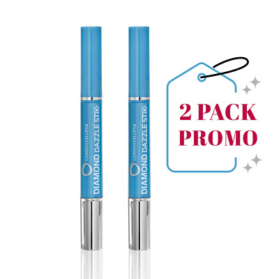 2 Pack Connoisseurs Diamond Dazzle Stick - Portable Jewelry Cleaner for Diamonds