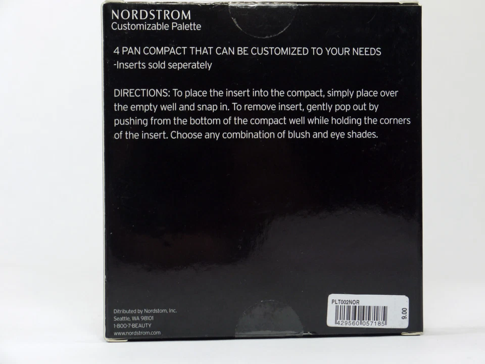 LOTE DE PALETA PERSONALIZABLE NORDSTROM COMPACTA DE 4 SARTENES. SELLADO. AUTÉNTICO Foto 2 de 4