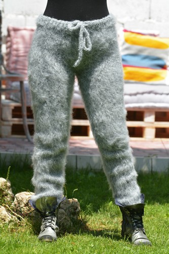 Super Sexy Hand Knitted Mohair Pants 