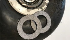 FREE SHIPPING IN US Yak 52, nose wheel Felt SEALS, bag of 2.