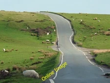 Photo 6x4 Minor road across Gelligaer Common Deri/SO1201 This minor road c2012