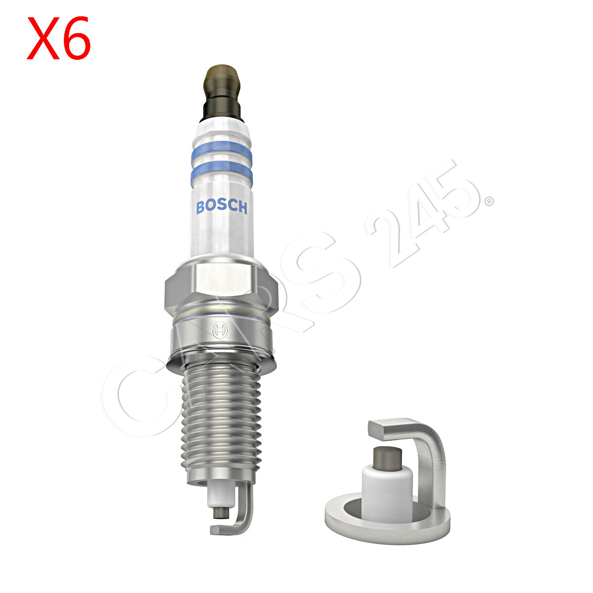 BOSCH x6 Spark Plug For FIAT LANCIA ALFA ROMEO 500 C Doblo Cargo Mpv 0242135580