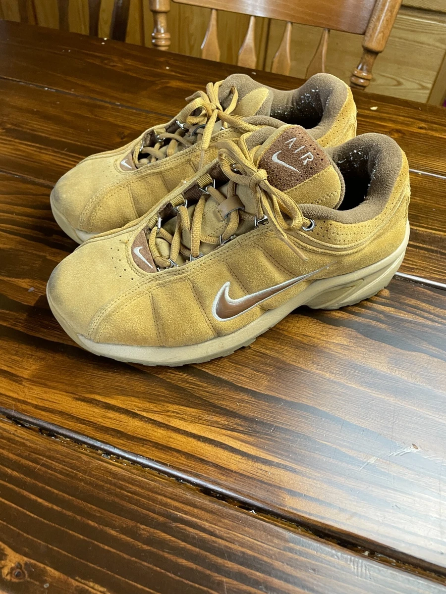 Nike yellow shop suede shoes