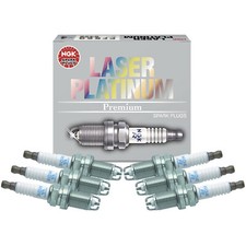 NGK Set 6 Laser Platinum Spark Plugs For GS300 SC300 4Runner Tacoma Tundra V6 L6