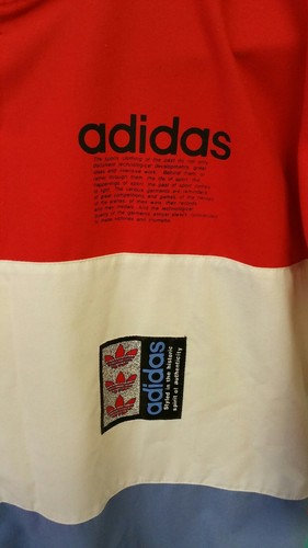 Adidas "Styled in the Historic Spirit of Authenticity" Pullover Shirt Mens L VTG - Picture 2 of 4