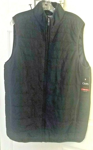 Chaps NWT Navy Zip Up Men's Large Tall 