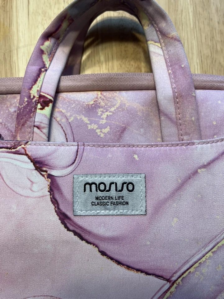 Сумка для ноутбука Mosiso MacBook Pro 16 14 дюймов чехол едва б/у розовый мрамор б/у в отличном состоянии - Изображение 2 из 4