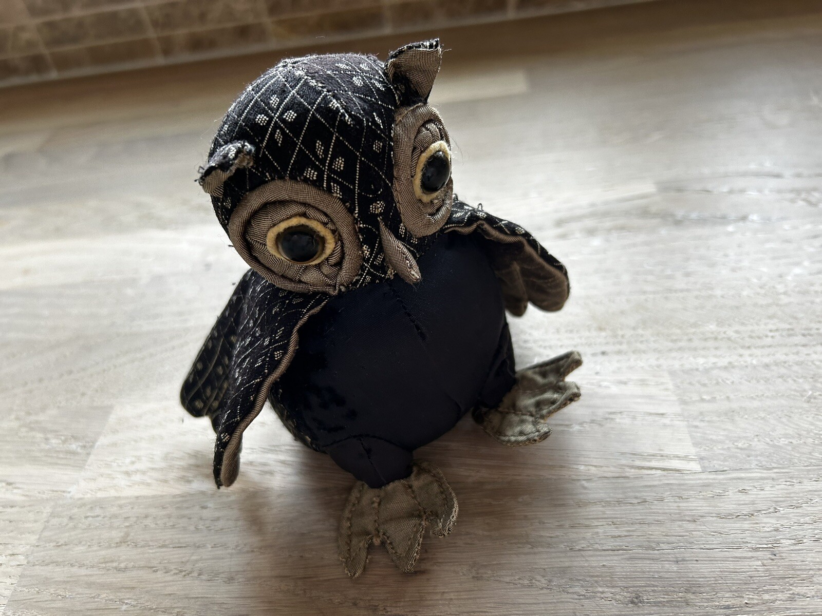 Dora Designs Owl Paperweight Oliver Wise Jnr Bird Fabric Desk Tidy eBay