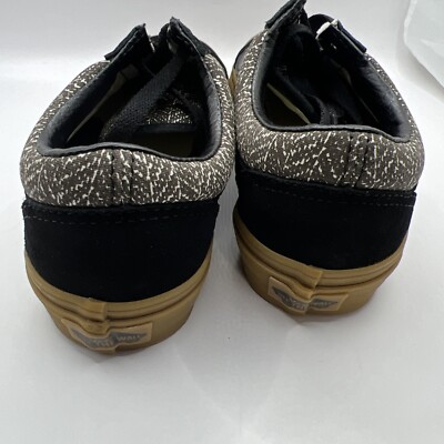 Vans Old Skool Herringbone Black/Brown Sneaker Skate Shoes