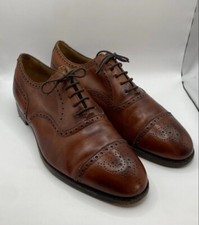 Men's Edward Green England Brown Leather Shoes UK 9.5