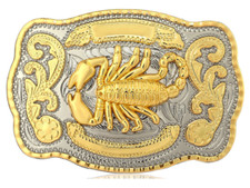 Scorpion Bull Rider Cowboy Rodeo Western Large Belt Buckle Hebillas Vaqueras
