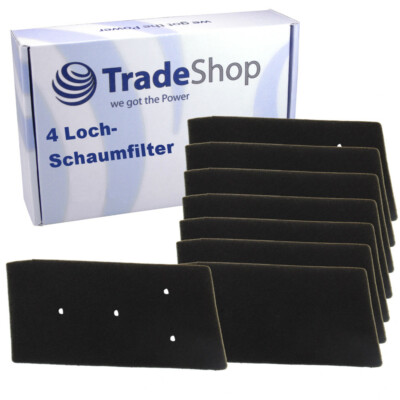 8x Schaumfilter für Bauknecht Excellence 8882 7882 9882 7781 HP 7422 HP 8522 
