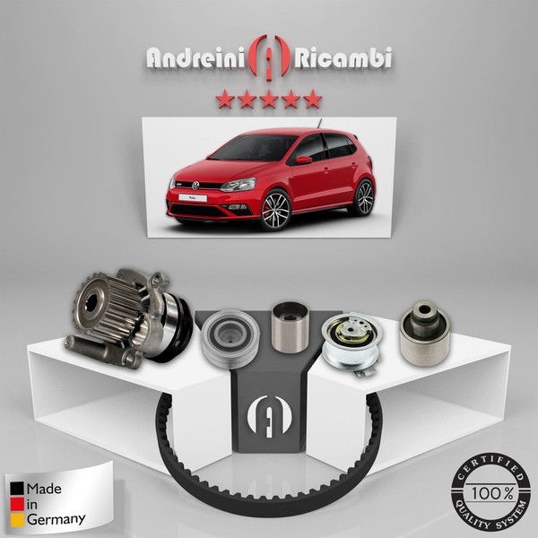 Set Vertrieb+Wasserpumpe VW Polo V 1.6 Tdi 66KW 90CV 2012->-image