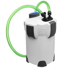 200 Gallon Aquarium Canister Filter UV 9w UV Sterilizer Fish Tank HW-304 525GPH