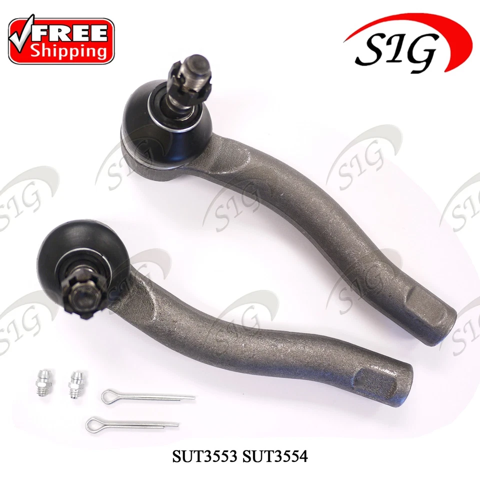 Left & Right Outer Tie Rod Ends for Toyota Prius 2001-2003 2Pc - Image 2 of 4