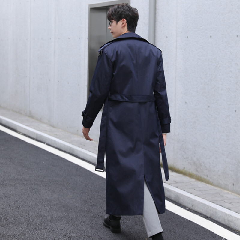 ジャケット・アウター eastboy mod coat long coat used Mens Spring/Autumn British Long Jacket Solid Color Trench