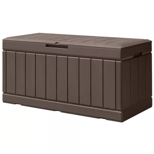 82 Gallon Outdoor Storage Patio Deck Box Waterproof Resin Container - Picture 3 of 9