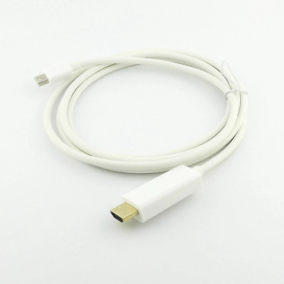 1.8M Mini DisplayPort DP to HDMI Cable Display Port For Microsoft Surface Pro MA - Image 3 of 4