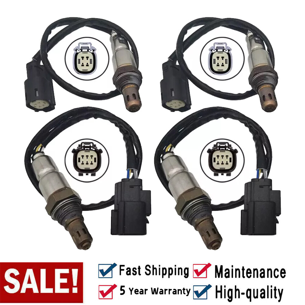 4pcs Oxygen O2 Sensor Set Upstream/Downstream for Ford Explorer Flex Taurus