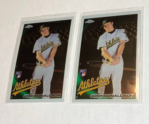 *Lot of 2* 2010 Topps Chrome Josh Donaldson RC Rookie #191