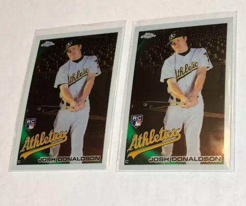 *Lot of 2* 2010 Topps Chrome Josh Donaldson RC Rookie #191