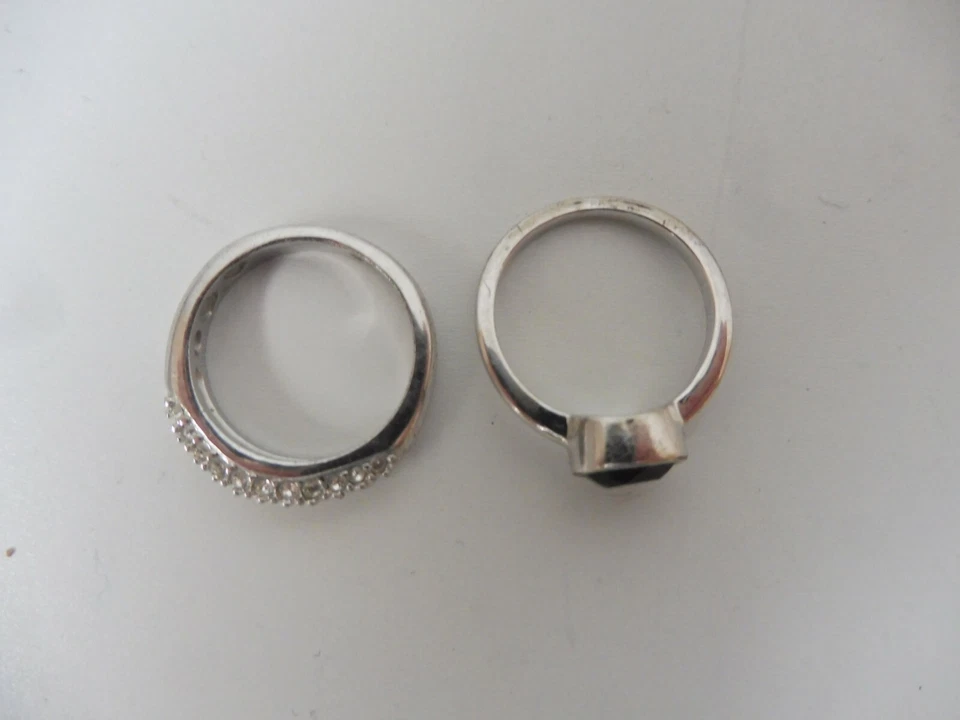 2 Anelli Bellissimi, Con Pietre, Swarovski - Immagine 2 di 4