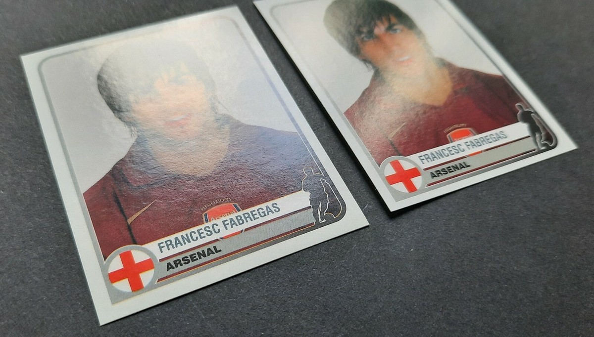 2x ROOKIE LOT 🔥 FRANCESC FABREGAS 🔥 ARSENAL PANINI CHAMPIONS OF