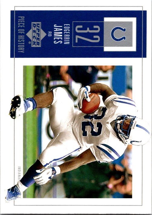 2002 UD Piece of History #41 Edgerrin James NearMint/Mint