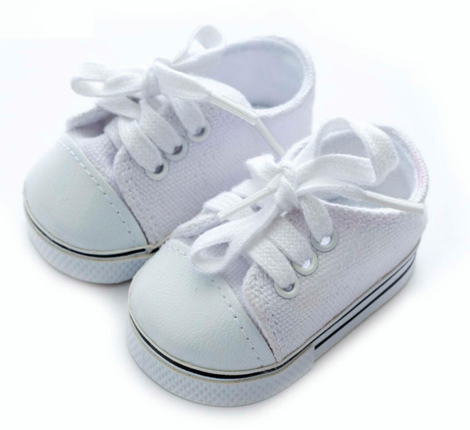 Low Top white Sneakers Tennis Shoes made for 18