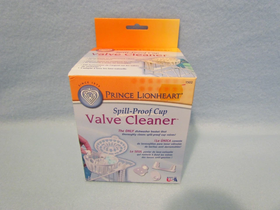 Prince Lionheart a prueba de derrames taza para sorber válvula limpiador lavavajillas cesta-NUEVO EN PAQUETE Foto 2 de 4