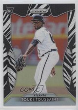 2019 Panini Prizm Tier II Zebra Prizm 68/99 Touki Toussaint #121 0a3